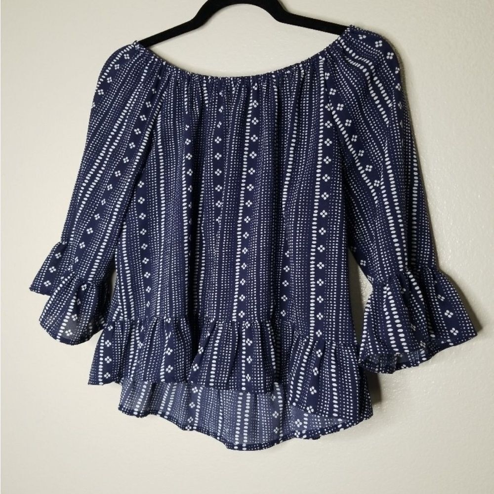 Sanctuary small blue top‎